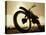 Low Angle View of a Dirt Bike-null-Premier Image Canvas