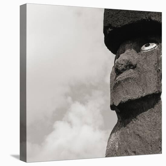 Low angle view of a Moai statue, Easter Island, Chile-null-Premier Image Canvas