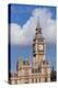 Low Angle View of Big Ben and Houses of Parliament, City of Westminster, London, England-null-Stretched Canvas