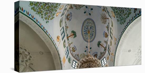 Low angle view of ceiling of Abuhav Synagogue, Safed (Zfat), Galilee, Israel-null-Premier Image Canvas