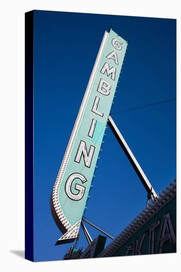 Low Angle View of Sign of El Cortez Hotel and Casino, Fremont Street, Las Vegas, Nevada, USA-null-Premier Image Canvas