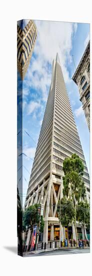 Low Angle View of Skyscrapers, Transamerica Pyramid, San Francisco, California, USA-null-Premier Image Canvas