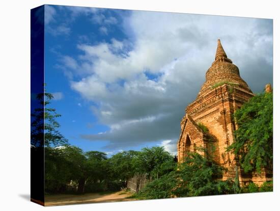 Low angle view of stupa in Min Nan Thu village, Bagan, Mandalay Region, Myanmar-null-Premier Image Canvas