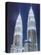 Low Angle View of the Petronas Twin Towers, Kuala Lumpur, Malaysia, Southeast Asia, Asia-Gavin Hellier-Premier Image Canvas