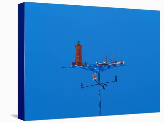 Low angle view of weather vane-null-Premier Image Canvas