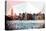 Low Poly New York Art - Manhattan Cityscape III-Philippe Hugonnard-Stretched Canvas