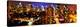 Low Poly New York Art - Manhattan Night-Philippe Hugonnard-Stretched Canvas
