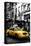 Low Poly New York Art - Manhattan Taxi-Philippe Hugonnard-Stretched Canvas