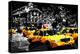 Low Poly New York Art - Manhattan Traffic-Philippe Hugonnard-Stretched Canvas