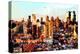 Low Poly New York Art - Midtown NYC-Philippe Hugonnard-Stretched Canvas