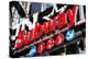 Low Poly New York Art - Subway Sign-Philippe Hugonnard-Stretched Canvas