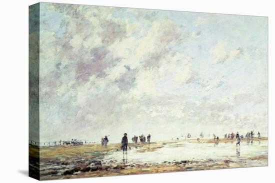 Low Tide at Etaples, 1886-Eugène Boudin-Premier Image Canvas