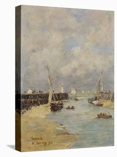Low Tide at Trouville, 1895-Eugène Boudin-Premier Image Canvas