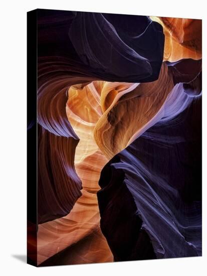 Lower Antelope Canyon Shows a Rainbow of Colors When Light Bounces Off the Sandstone-Miles Morgan-Premier Image Canvas