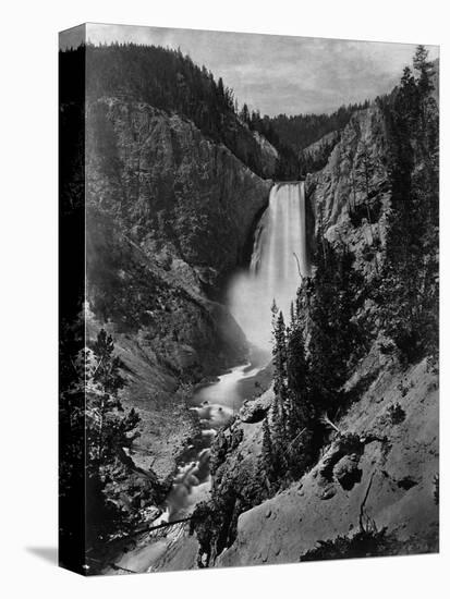 Lower Falls in the Grand Canyon of the Yellowstone-null-Premier Image Canvas