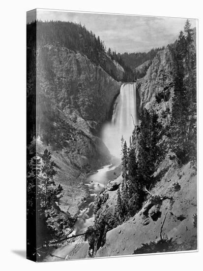 Lower Falls in the Grand Canyon of the Yellowstone-Library of Congress-Premier Image Canvas