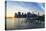 Lower Manhattan Skyline at Sunset-Amanda Hall-Premier Image Canvas