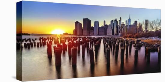 Lower Manhattan Sunset-George Oze-Premier Image Canvas