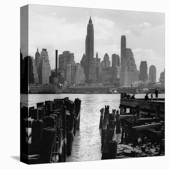 Lower Manhattan-The Chelsea Collection-Stretched Canvas