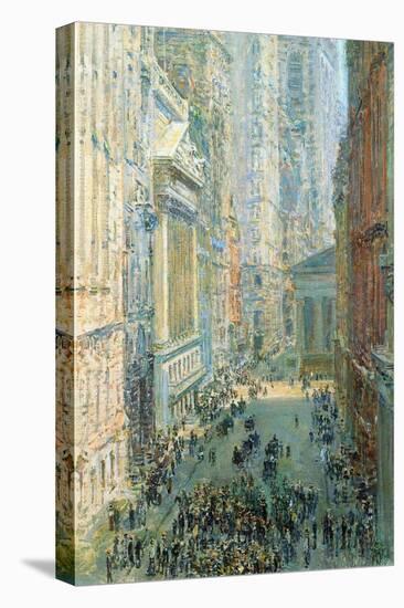 Lower Manhattan-Childe Hassam-Stretched Canvas