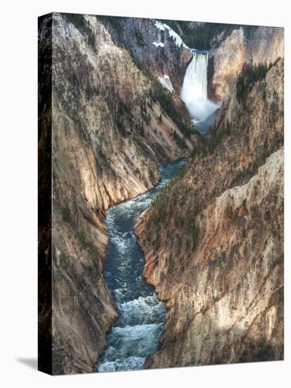 Lower Yellowstone Falls Is the Largest Falls in What Is Considered the Grand Canyon of Yellowstone.-Brad Beck-Premier Image Canvas