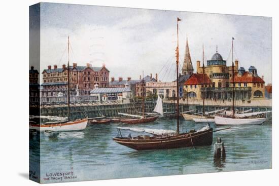 Lowestoft, the Yacht Basin-Alfred Robert Quinton-Premier Image Canvas