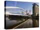 Lowry Bridge over the Manchester Ship Canal, Salford Quays, Greater Manchester, England, UK-Richardson Peter-Premier Image Canvas