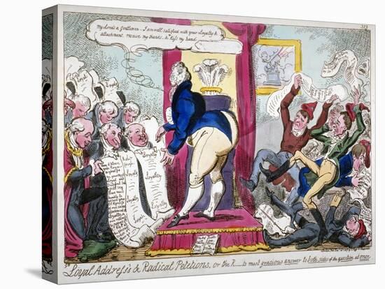 Loyal Address's and Radical Petitions..., 1819-George Cruikshank-Premier Image Canvas