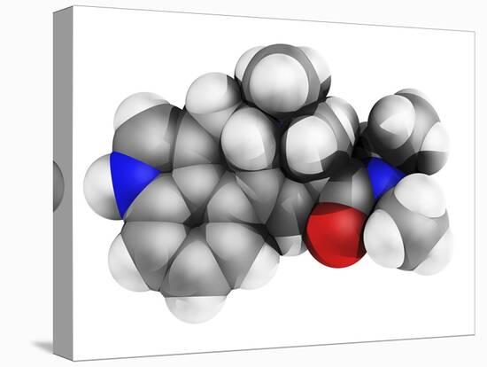 LSD Drug Molecule-Laguna Design-Premier Image Canvas