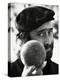 Lucio Dalla Is Holding a Bowl in His Hand-null-Premier Image Canvas