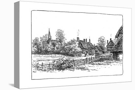 Luddington Village and New Church, Warwickshire, 1885-Edward Hull-Premier Image Canvas