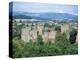 Ludlow Castle from Whitecliff, Shropshire, England, United Kingdom-David Hunter-Premier Image Canvas