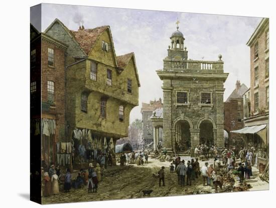 Ludlow Market-Louise J. Rayner-Premier Image Canvas