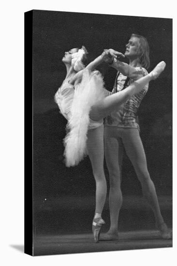 Ludmila Semenyaka and Alexander Godunov in the Ballet Swan Lake, 1970S-null-Premier Image Canvas