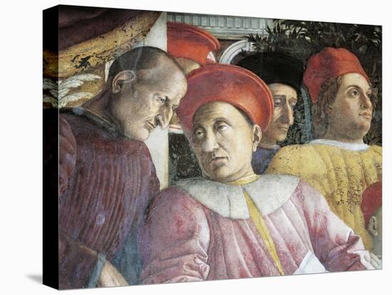 Ludovico Gonzaga and Counselor Marsilio Andreasi, Detail from Court Wall, 1465-1474-Andrea Mantegna-Premier Image Canvas