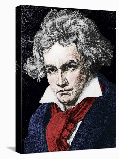 Ludwig van Beethoven (1770-1827), German composer and pianist, 19th century-Unknown-Premier Image Canvas