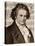 Ludwig Van Beethoven with One of His Manuscripts-null-Premier Image Canvas