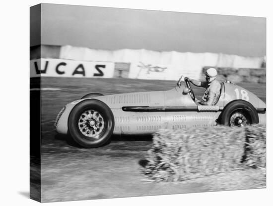 Luigi Villoresi Winning the British Grand Prix, Silverstone, October 1948-null-Premier Image Canvas