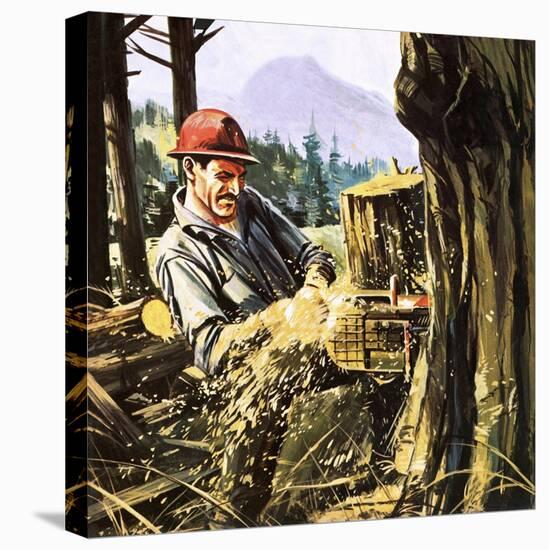 Lumberjack-Gerry Wood-Premier Image Canvas