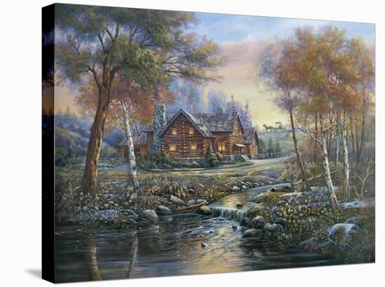 Luminescent Brook-Carl Valente-Stretched Canvas