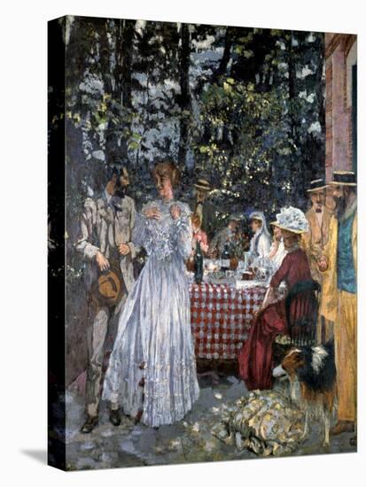 Lunch at Vasouy, 1901-Edouard Vuillard-Premier Image Canvas
