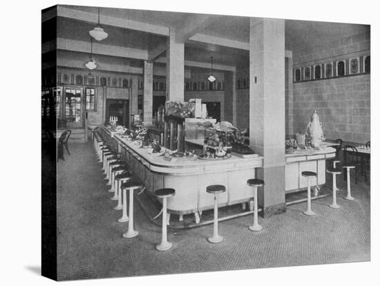 Lunch room, George Washington Hotel, Washington, Pennsylvania, 1923-null-Premier Image Canvas