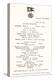 Luncheon Menu on the Titanic-null-Stretched Canvas