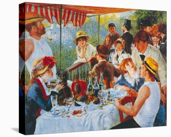 Luncheon Of The Boating Party-Pierre-Auguste Renoir-Stretched Canvas