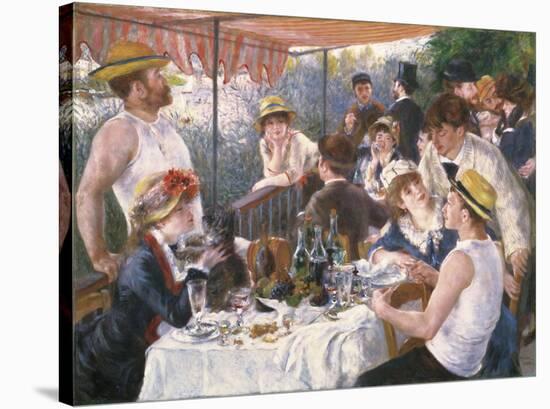 Luncheon of the Boating Party-Pierre-Auguste Renoir-Stretched Canvas