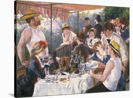 Luncheon of the Boating Party-Pierre-Auguste Renoir-Stretched Canvas