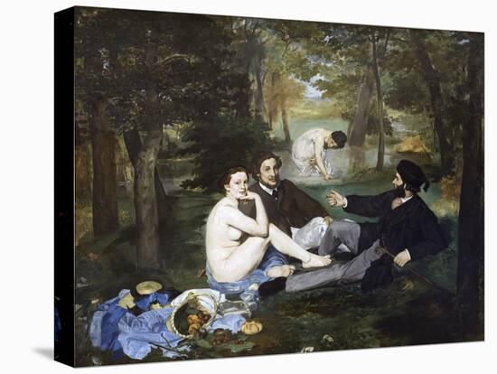 Luncheon on the Grass (Le Déjeuner Sur L'herbe) by ‰Douard Manet-Édouard Manet-Premier Image Canvas