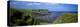 Lush Green Coastal Cliffs, Blue Sea, Northern Ireland-null-Premier Image Canvas