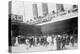 Lusitania at New York Dock-null-Stretched Canvas