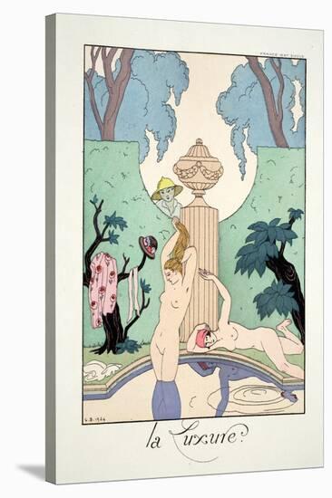 Lust, from 'Falbalas and Fanfreluches, Almanach des Modes Présentes, Passées et Futures', 1925-Georges Barbier-Premier Image Canvas